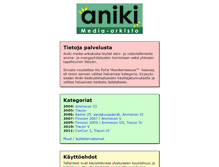 Tablet Screenshot of media.aniki.fi